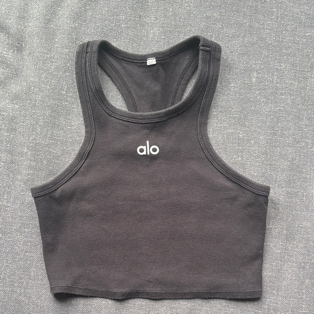 ALO Yoga Black Crop Top